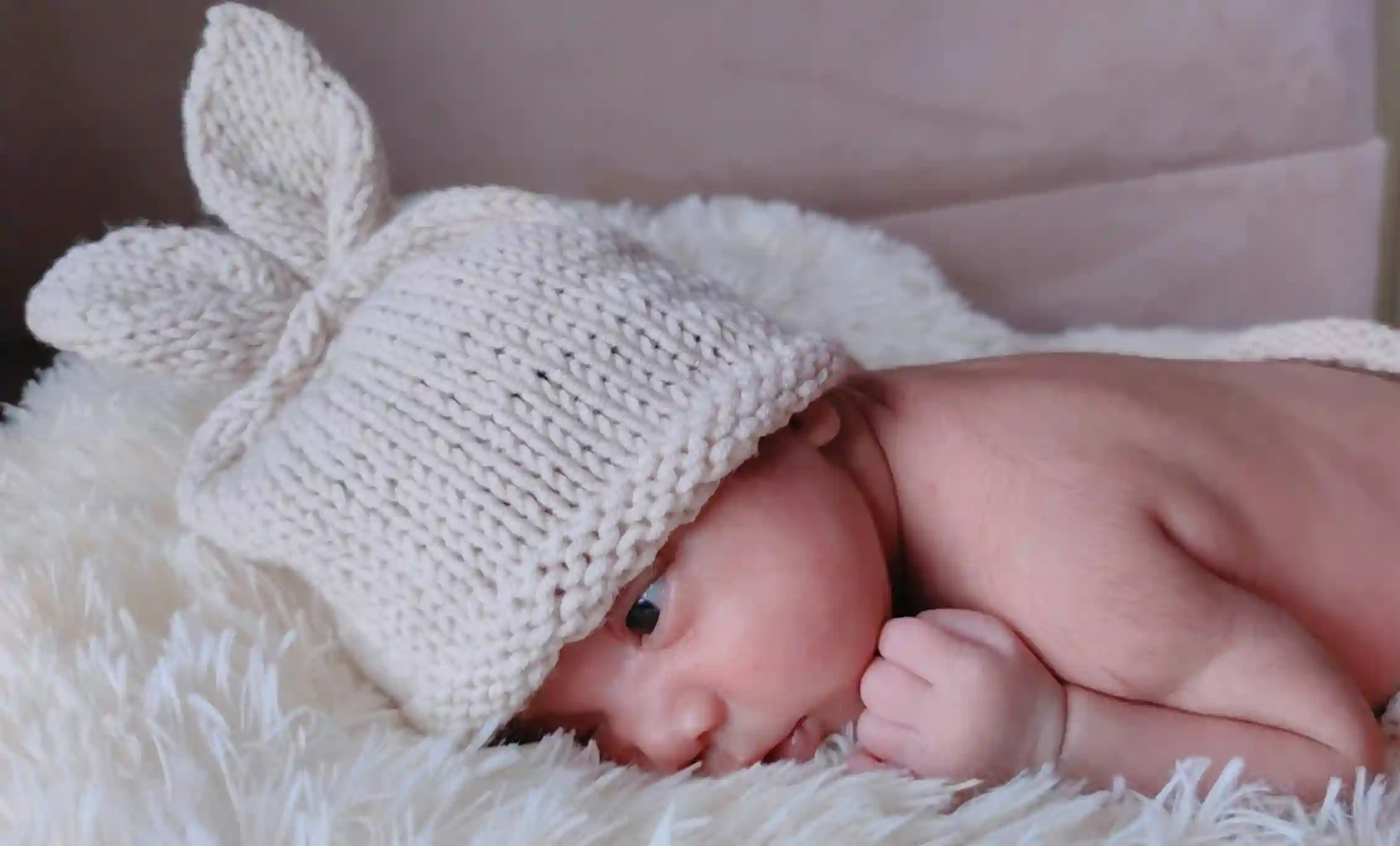 Baby in the Hospital Bassinet