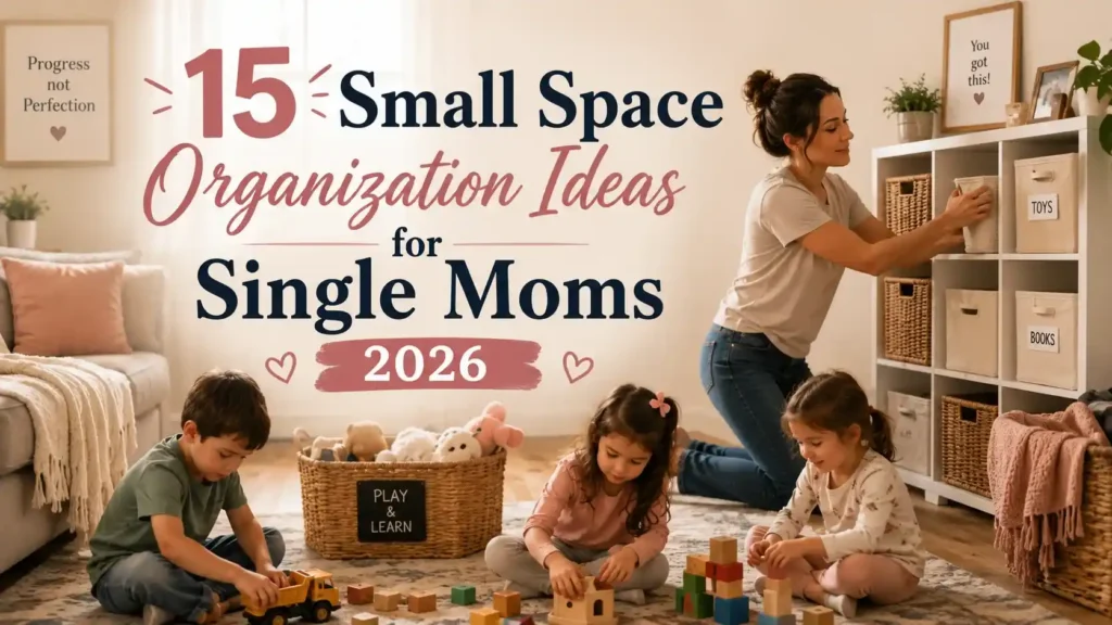 15 Small Space Organization Ideas for Single Moms