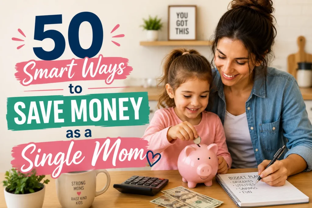 50 Smart Ways to Save Money as a Single Mom on a Tight Budget