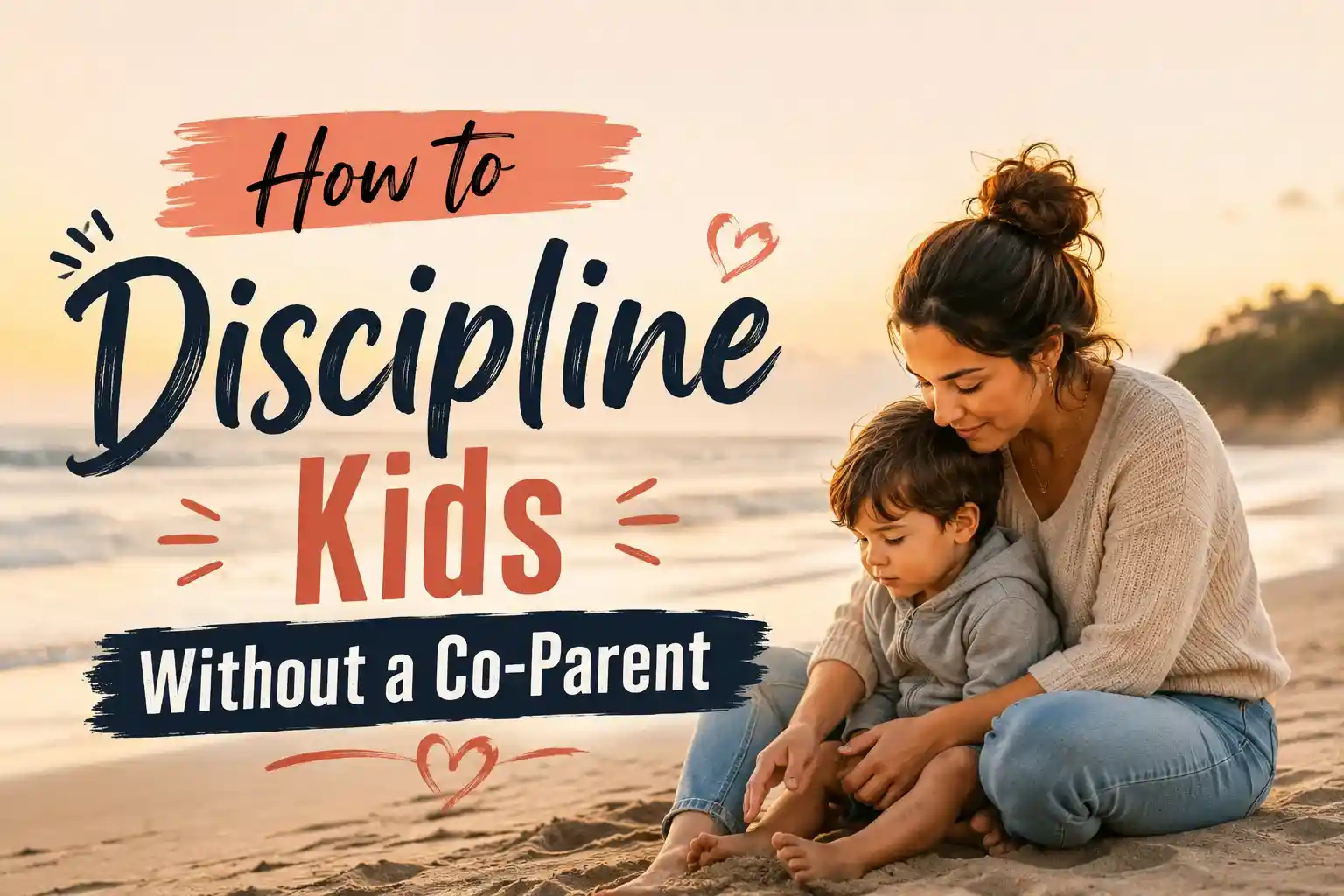 How to Discipline Kids Without a Co-Parent to Back You Up