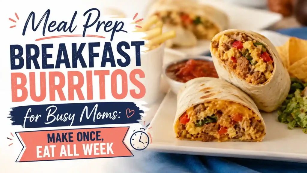 Meal Prep Breakfast Burritos for Busy Moms
