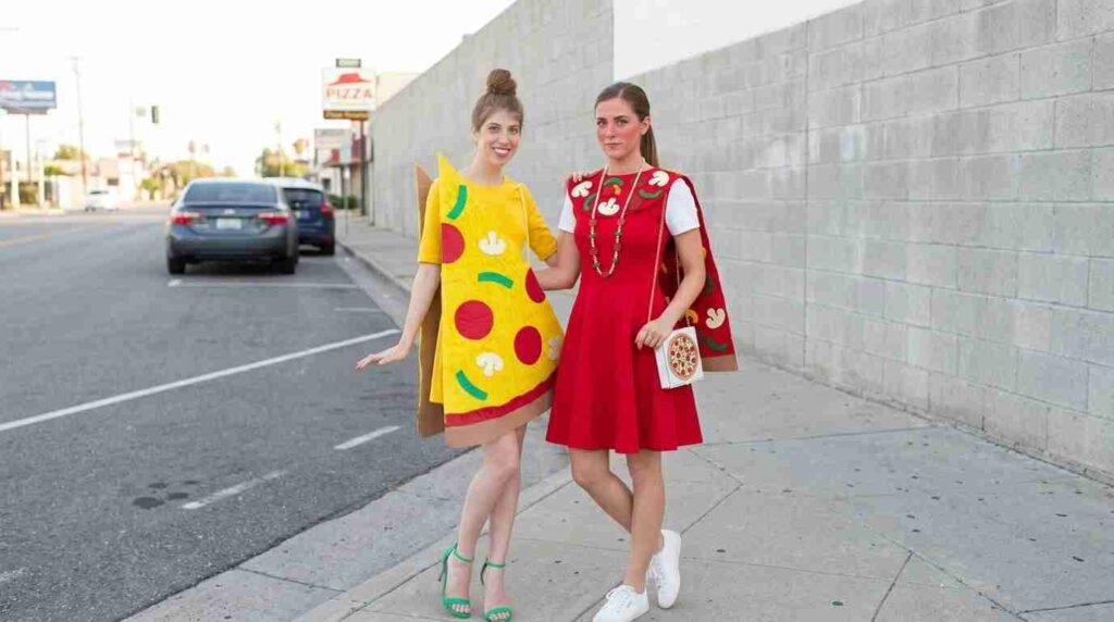 Pizza style Halloween costumes