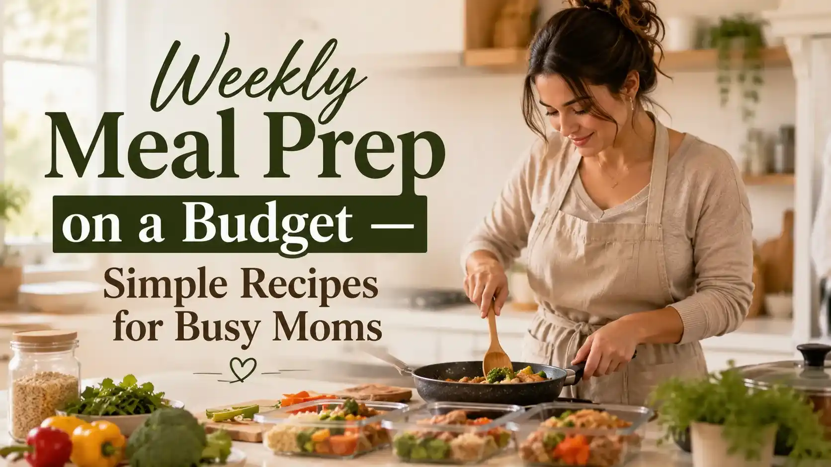 Weekly Meal Prep on a Budget Easy Ideas for Busy Moms