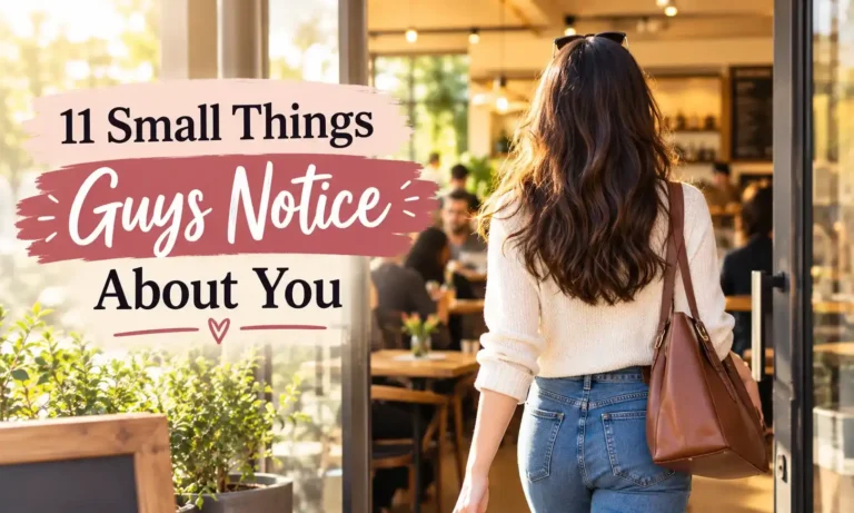 11 Small Things Guys Notice About You