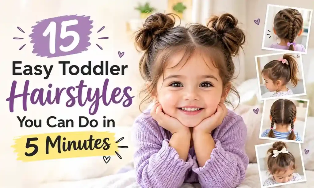 15 Easy Toddler Hairstyles You Can Do in 5 Minutes