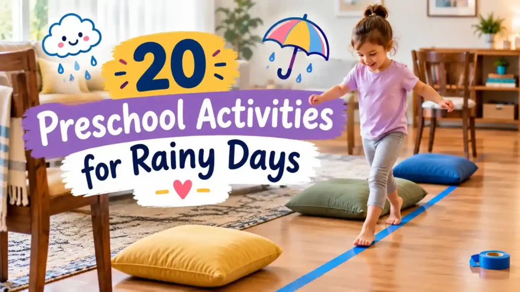 20 Preschool Activities for Rainy Days