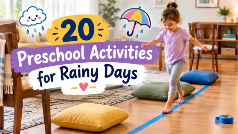 20 Preschool Activities for Rainy Days