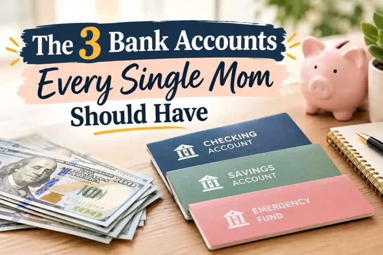 3 bank accounts every single mom should have for budgeting on one income