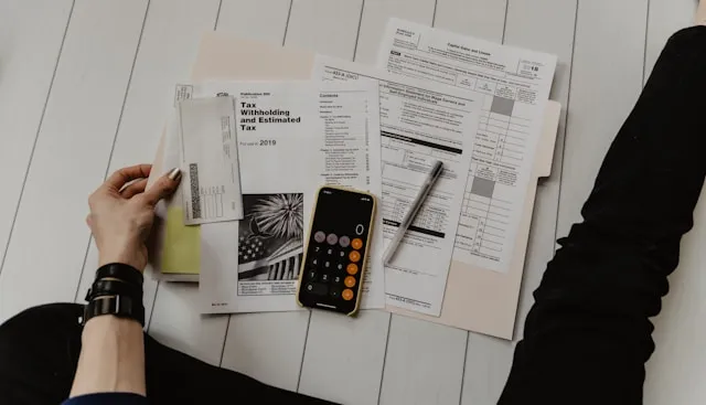 A cash envelope planning sheet