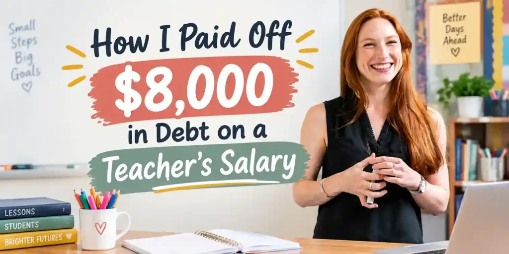 How I Paid Off $8,000 in Debt on a Teacher's Salary