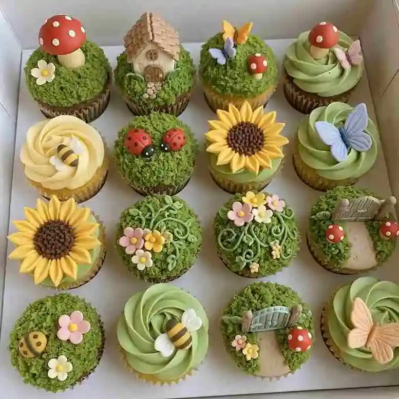 Moss Cupcakes