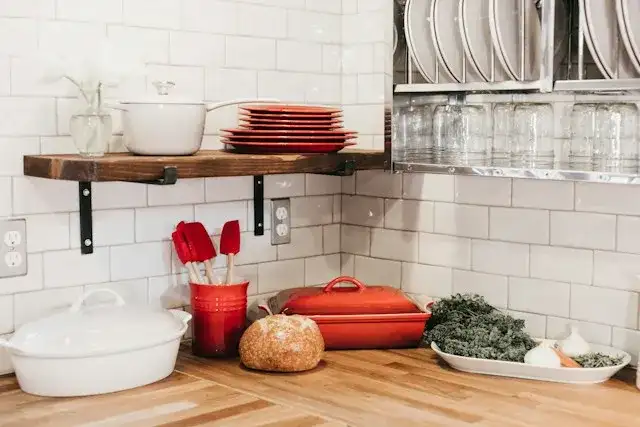 Shelf Risers Inside Your Cabinets