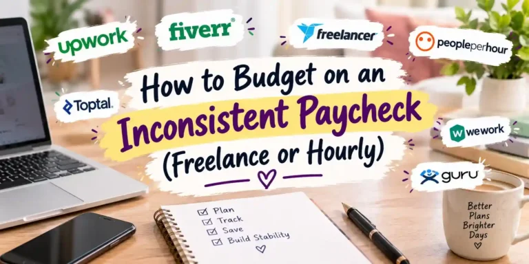 How to Budget on an Inconsistent Paycheck (Freelance or Hourly)
